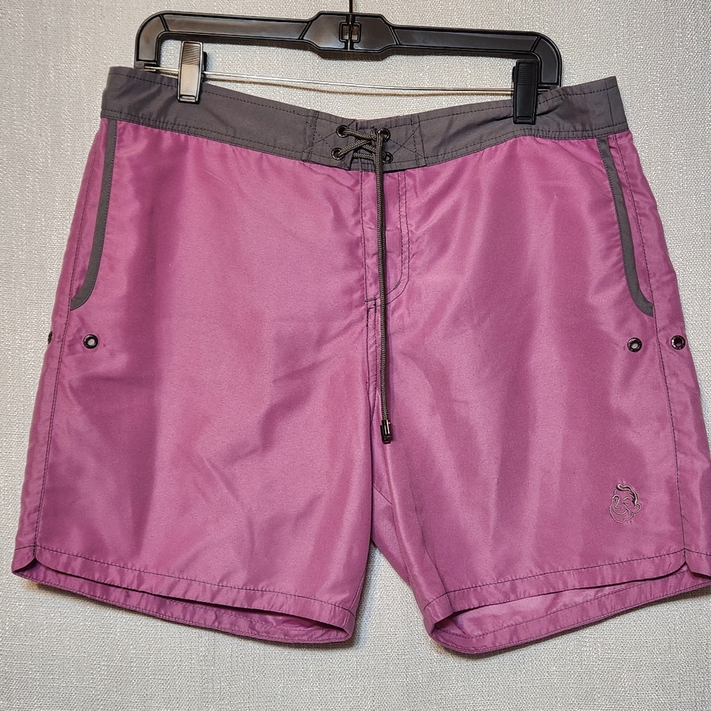 Mr Swim Shorts Swim Trunks Pink Waist Size 32 Men's